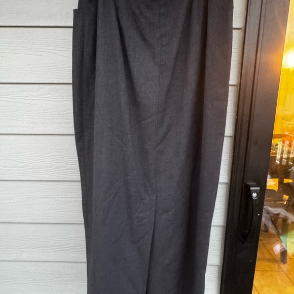 Ralph Lauren Charcoal Gray Midi Skirt - Picture 2 of 3